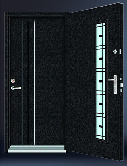 383-精雕黑鑽-中式H型門